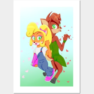 Coco and Elora Posters and Art